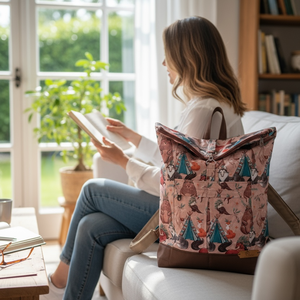 Vadállatok vízhatlan hátizsák S, Táska & Tok, Laptoptáska, laptop hátizsák, Varrás, MESKA