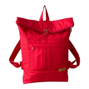 #HME3 Blaur piros vízhatlan rolltop hátizsák  - táska & tok - laptoptáska, laptop hátizsák - Meska.hu