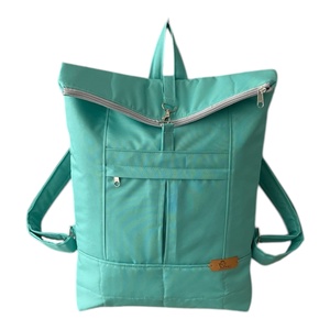#HME10 Blaur világos türkiz  vízhatlan rolltop hátizsák  - táska & tok - laptoptáska, laptop hátizsák - Meska.hu
