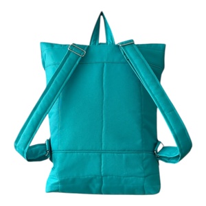 #HME11 Blaur türkiz  vízhatlan rolltop hátizsák  - táska & tok - laptoptáska, laptop hátizsák - Meska.hu