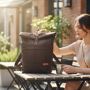 #HME16 Blaur barna vízhatlan rolltop hátizsák  - Meska.hu