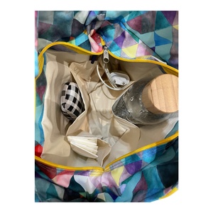 TG3 Blaur - türkiz geometriai mintás válltáska / kézitáska #TG2 - táska & tok - kézitáska & válltáska - válltáska - Meska.hu