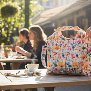 TV5 Blaur tarkarét virág mintás válltáska / kézitáska #TV2, Táska & Tok, Kézitáska & válltáska, Válltáska, Varrás, MESKA