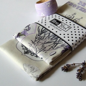 Pillangós levendulás textil szalvéta - 2 db - otthon & életmód - konyhafelszerelés, tálalás - Meska.hu