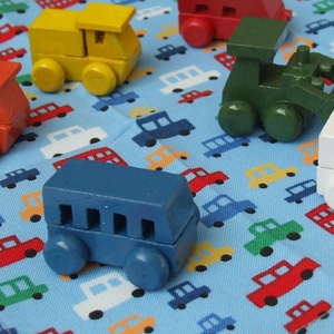 Autós textilzsebkendő kisfiúknak - vidám színekben, Játék & Sport, Kisautók, járművek, Autó, Varrás, MESKA