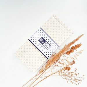 Arany pöttyös zero waste textilszalvéta - otthon & életmód - konyhafelszerelés, tálalás - konyhai textil - szalvéta - Meska.hu