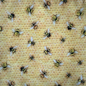 Bees méhes textilzsebkendő - méhecskés - szépségápolás - kozmetikai ajándékcsomag - Meska.hu