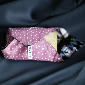  Erdei állatos iskolai újraszalvéta - rókás, őzikés, nyuszis és mosómedvés, élelmiszerbarát PUL belsővel - táska & tok - uzsonna- & ebéd tartó - szendvics csomagoló - Meska.hu