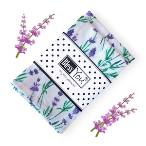 Iskolai szalvéta - levendulás, pamut - 20 cm, 2 db / pár, Otthon & Életmód, Konyhafelszerelés, tálalás, Konyhai textil, Szalvéta, Varrás, MESKA