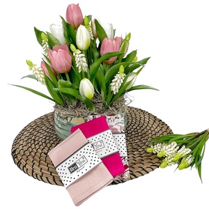 Pamut szalvéta, pink / rózsaszín - választható méretben, 2 db / pár - otthon & életmód - konyhafelszerelés, tálalás - konyhai textil - szalvéta - Meska.hu