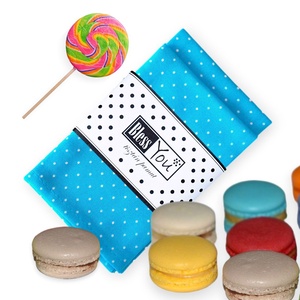 Pamut szalvéta, türkiz pöttyös - választható méretben, 2 db / pár, Otthon & Életmód, Konyhafelszerelés, tálalás, Konyhai textil, Szalvéta, Varrás, MESKA