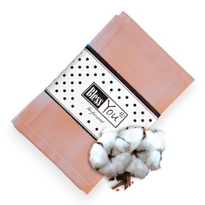 Biopamut szalvéta, púder rózsaszín - 20 cm, 2 db / pár - otthon & életmód - konyhafelszerelés, tálalás - konyhai textil - szalvéta - Meska.hu