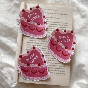 Book lover torta - matrica, Otthon & Életmód, Papír, írószer, Matrica, matrica csomag, Fotó, grafika, rajz, illusztráció, MESKA