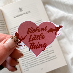 Violent Little Thing - matrica, Otthon & Életmód, Papír, írószer, Matrica, matrica csomag, Fotó, grafika, rajz, illusztráció, MESKA