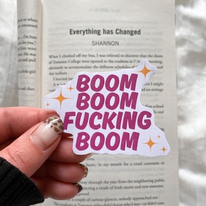 Boom Boom - matrica, Otthon & Életmód, Papír, írószer, Matrica, matrica csomag, Fotó, grafika, rajz, illusztráció, MESKA