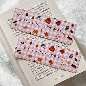 Fall into a good book - könyvjelző, Könyv & Zene, Könyvjelző, Fotó, grafika, rajz, illusztráció, MESKA