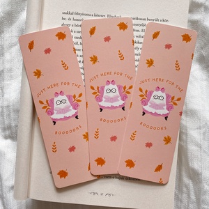 Just here for the books - könyvjelző, Könyv & Zene, Könyvjelző, Fotó, grafika, rajz, illusztráció, MESKA