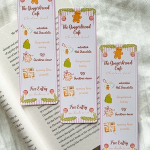 The Gingerbread Cafe - könyvjelző - Meska.hu