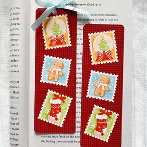 Karácsonyi mintás - könyvjelző, Könyv & Zene, Könyvjelző, Fotó, grafika, rajz, illusztráció, MESKA