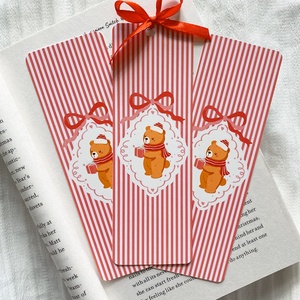 Macis karácsonyi - könyvjelző, Könyv & Zene, Könyvjelző, Fotó, grafika, rajz, illusztráció, MESKA