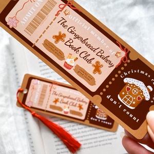 The Gingerbread Bakery - könyvjelző - könyv & zene - könyvjelző - Meska.hu