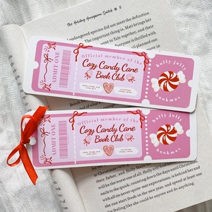 Cozy Candy Cane - könyvjelző - Meska.hu