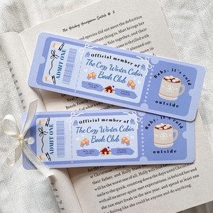 The cozy winter cabin - könyvjelző - Meska.hu