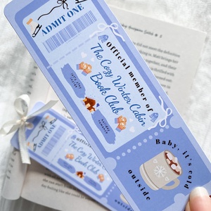 The cozy winter cabin - könyvjelző - könyv & zene - könyvjelző - Meska.hu