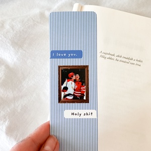 I love you - Holy shit (Heated Rivalry) - könyvjelző - Meska.hu