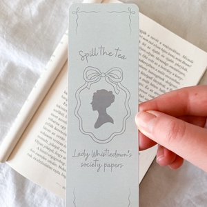 Spill the tea (Bridgerton) - könyvjelző - Meska.hu