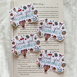 book girl summer - matrica - Meska.hu