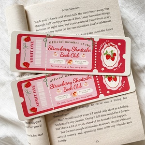 Strawberry Shortcake - Book Club - könyvjelző - Meska.hu
