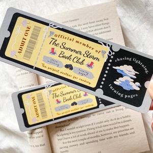 The Summer Storm - Book Club - könyvjelző - könyv & zene - könyvjelző - Meska.hu