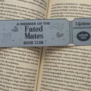 Fated Mates - könyvjelző , Könyv & Zene, Könyvjelző, Fotó, grafika, rajz, illusztráció, MESKA