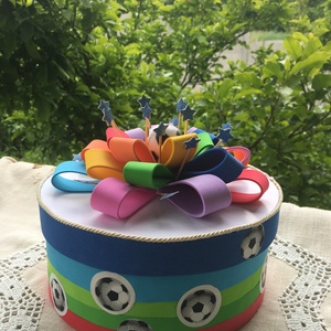 Focis kínáló torta ovis szülinapra - játék & sport - babalátogató ajándékcsomag - Meska.hu