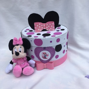 Minnie egeres torta kislányoknak - játék & sport - babalátogató ajándékcsomag - Meska.hu