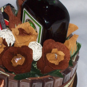 Csokicsokor- torta, édesség, virág,  ital - otthon & életmód - dekoráció - virágdísz és tartó - csokor & virágdísz - Meska.hu