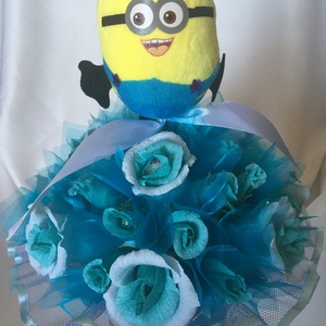 Ovis ballagó csokor fiúknak- Minionnal - játék & sport - ovis felszerelés - egyéb ovis kiegészítő - Meska.hu