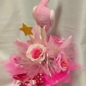 Ovis ballagó csokor kislányoknak- flamingós - játék & sport - ovis felszerelés - egyéb ovis kiegészítő - Meska.hu