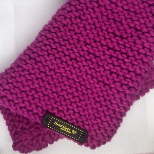 Sötétpink csősál - ruha & divat - sál, sapka, kendő - sál - Meska.hu