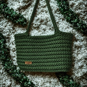 Daisy  horgolt váll- és kézitáska  - táska & tok - kézitáska & válltáska - kézitáska - Meska.hu