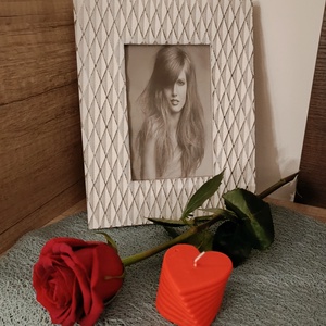 Szív formájú illatgyertya - kellékek & szerszámok - dekorációs kellékek - dekorációs gyertya - Meska.hu