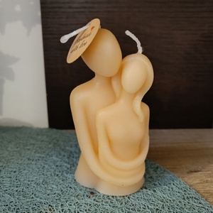 Szerelmes pár - dekor gyertya - kellékek & szerszámok - dekorációs kellékek - dekorációs gyertya - Meska.hu