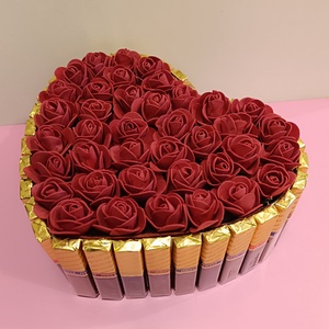 Tartós rózsabox Merci desszerttel, Otthon & Életmód, Virágdekoráció, Virágok, Virágbox, Mindenmás, MESKA