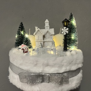 Fehér pompa, Karácsony, Adventi díszek, Adventi asztaldísz, Virágkötés, MESKA