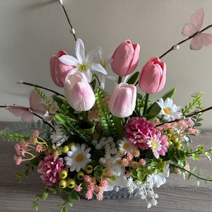 Tavaszi asztaldísz - Meska.hu