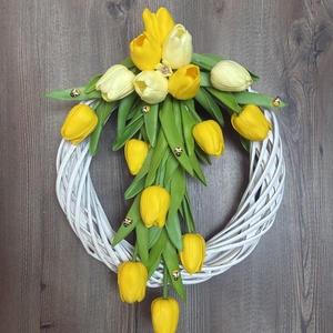 Tavaszi ajtódísz - Meska.hu