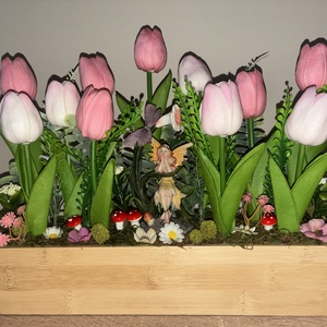 Tavaszi asztaldísz, Otthon & Életmód, Dekoráció, Asztal és polc dekoráció, Asztaldísz, Virágkötés, MESKA