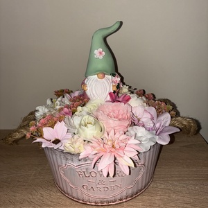 Tavaszi aszatldísz, Otthon & Életmód, Dekoráció, Asztal és polc dekoráció, Asztaldísz, Virágkötés, MESKA