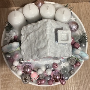Adventi asztaldísz - Meska.hu
